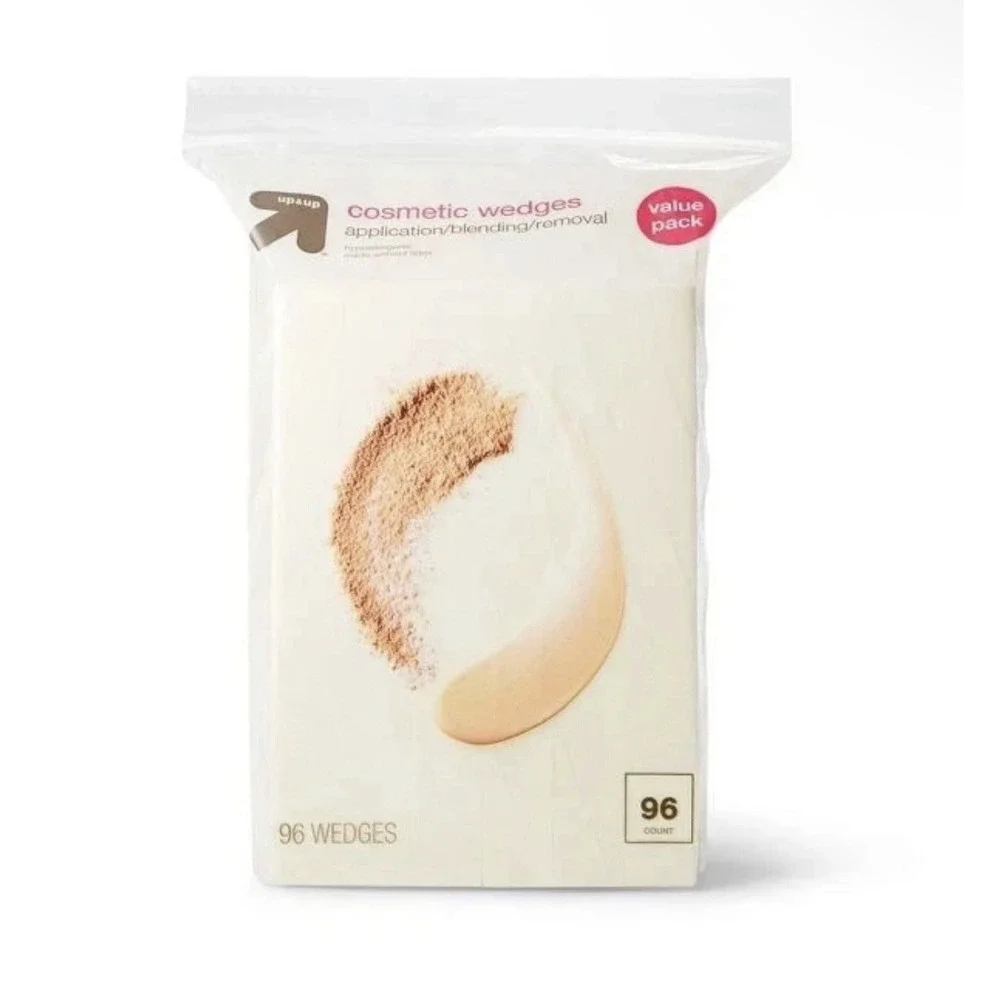 Up & Up Cosmetic Wedges Application Blending Make-up Latex-Free 96 Count. New.